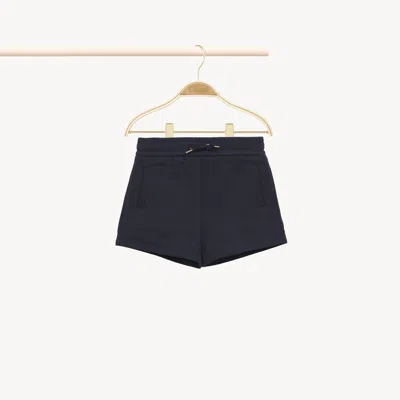 Chloé Drawstring Shorts Blue Size 12 100% Cotton