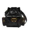 Chloé Drawstring Shoulder Bag In Black