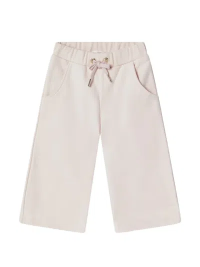 Chloé Babies' Drawstring Trousers In Pink