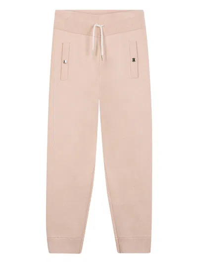 Chloé Drawstring Trousers With Sophisticated Waist For Girls In Beige