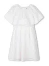 Chloé Broderie-anglaise Dress In White