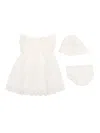 Chloé Dress+bloomer+cap In White