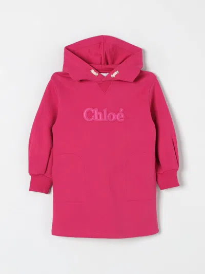 Chloé Dress  Kids Color Fuchsia