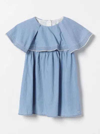 Chloé Dress  Kids Color Sky Blue In Hellblau