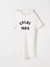 Chloé Logo-embroidered Dress In White