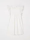 Chloé Organic-cotton Dress In White