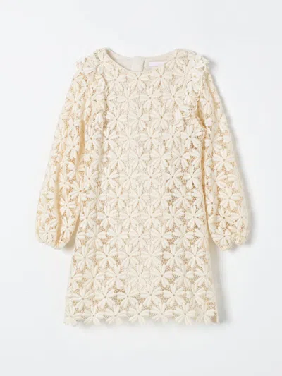 Chloé Dress  Kids Color Yellow Cream In Gold