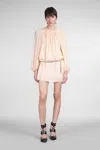 Chloé Dress Woman In Rose-pink Silk In Pink