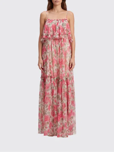 CHLOÉ CHLO&EACUTE; CHLOÉ FLORAL SILK MUSLIN LONG DRESS,I39970010