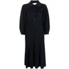 Chloé Polo Midi Dress In Wool In Blue