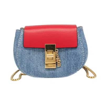Pre-owned Chloé Chloe Drew Crossbody Backpack Leather Multicolour Leather Backpack Bag ()