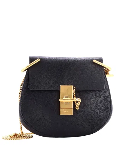 Chloé Drew Crossbody Bag Mini (authentic Pre-loved) In Black