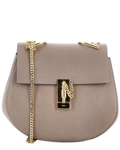 Chloé Drew Crossbody Bag Mini (authentic Pre-loved) In Neutral