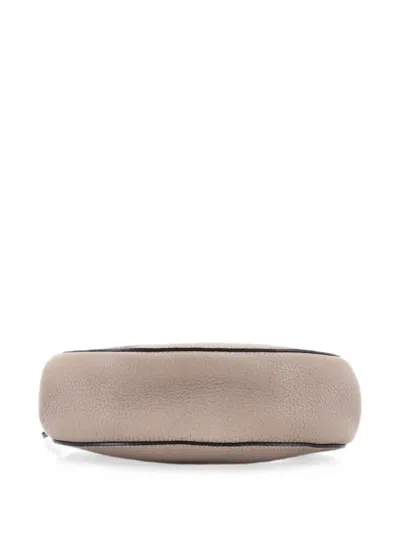Pre-owned Chloé Drew Leather Small Crossbody Bag In グレー