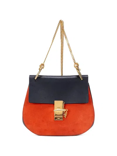 Pre-owned Chloé Drew Shoulder Bag In Black