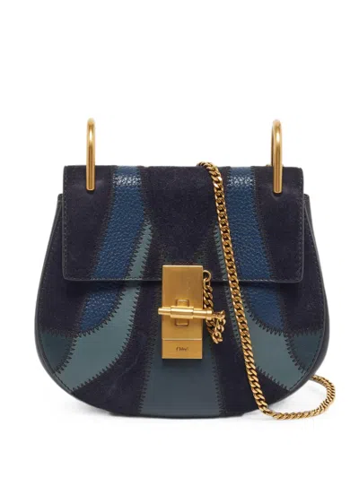 Pre-owned Chloé Drew Shoulder Bag In Blue