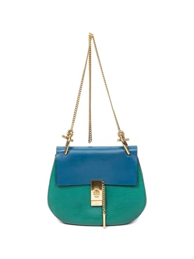 Pre-owned Chloé Drew Shoulder Bag In Green