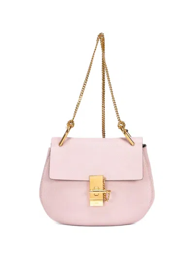 Pre-owned Chloé Drew Shoulder Bag In Pink