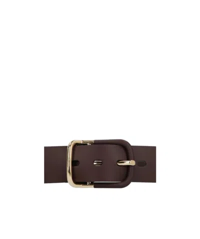 Chloé Drew Waist Belt In Burgundy