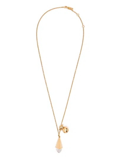 Chloé Droplet Pendant Necklace In Gold