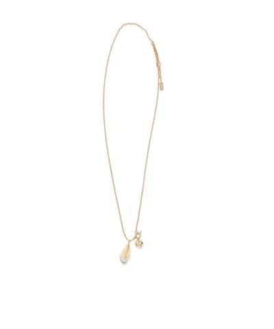 Chloé Droplet Pendant Necklace In Gold