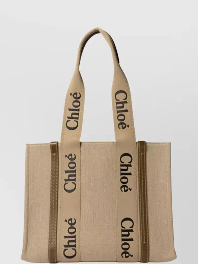 CHLOÉ DUAL HANDLES" SHOULDER BAG IN "WOODY