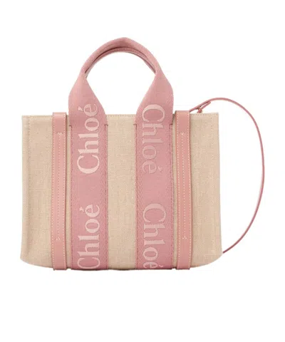 Chloé Dual-handle Shoulder Bag In White