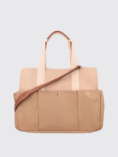 Chloé Duffel Bag  Kids Color Beige In Sand