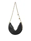 Chloé Icons Crescent Chain Shoulder Bag In Black