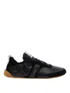 Chloé Sneakers Contrast Sole Elasticated Panels Pull Tab In Black