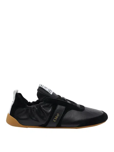 Chloé E Kick Sneakers In Black