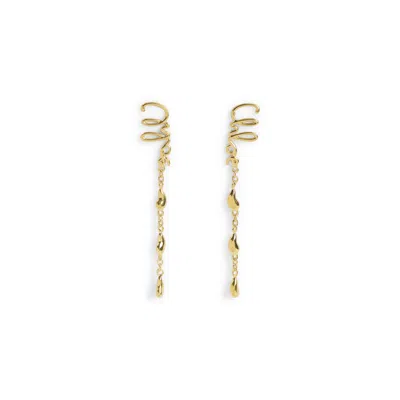 Chloé Earrings Metallic In Gold