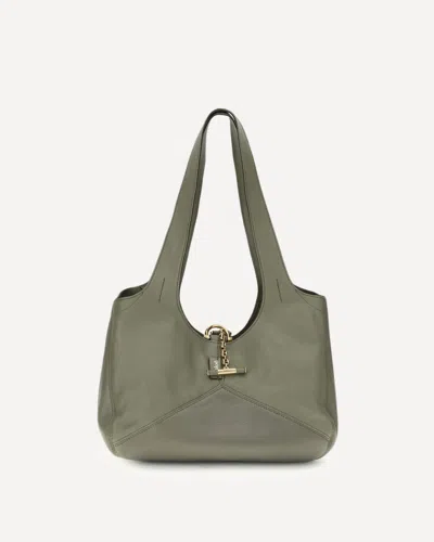 Chloé East-west Balloon Shoulder Bag In Green