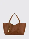 Chloé East-west Spin Bag In Grained Leather In Brown