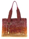 Chloé Womens Multicolor Orange Summer Banana East-west Raffia Tote Bag