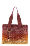 Chloé Womens Multicolor Orange Summer Banana East-west Raffia Tote Bag In Multi