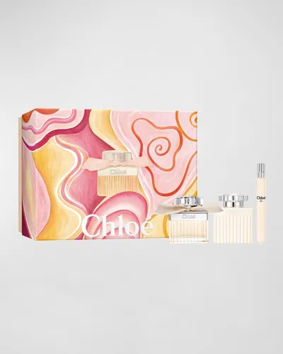 Chloé Eau De Parfum 3-piece Gift Set In White