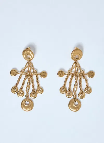 Chloé Pendant Earrings In 9dc Vintage Gold