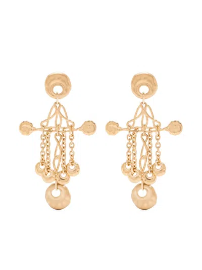 Chloé Pendant Earrings In 9dc Vintage Gold