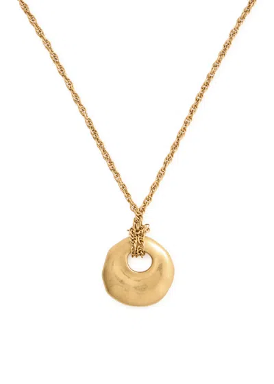 Chloé Chloe Eclectic Pendant Necklace In Gold
