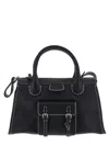Chloé Edith Medium Tote Bag In Black