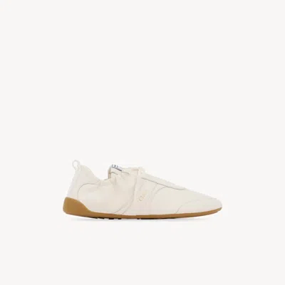 Chloé Logo-print Lace-up Trainers In Animal Print