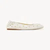 Chloé Ballerines Eia Femme Beige Taille 38 100% Cuir De Brebis, Bos Taurus, Farmed, Coo Denmark In Beige