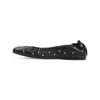 Chloé Elasticated Trim Round Toe Studded Design Ballerina Shoes