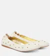 Chloé Ballerines Eia Femme Beige Taille 38 100% Cuir De Brebis, Bos Taurus, Farmed, Coo Denmark In White