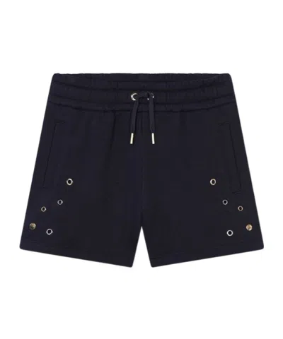 Chloé Elastic Drawstring Shorts In Black