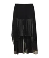 Chloé Elastic Waist Casual Pants In Black