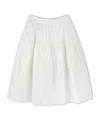 Chloé Elastic Waist Skirt In White