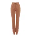 Chloé Elastic Waist Sweatpants In Brown