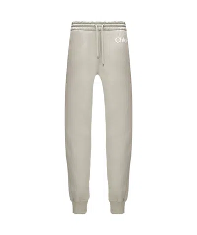 Chloé Elastic Waist Sweatpants In Nude
